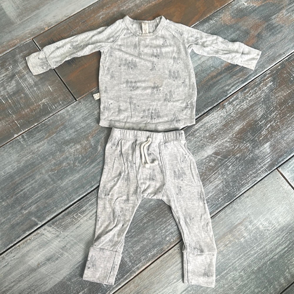 Childhoods Clothing night set - Trees on Pearl